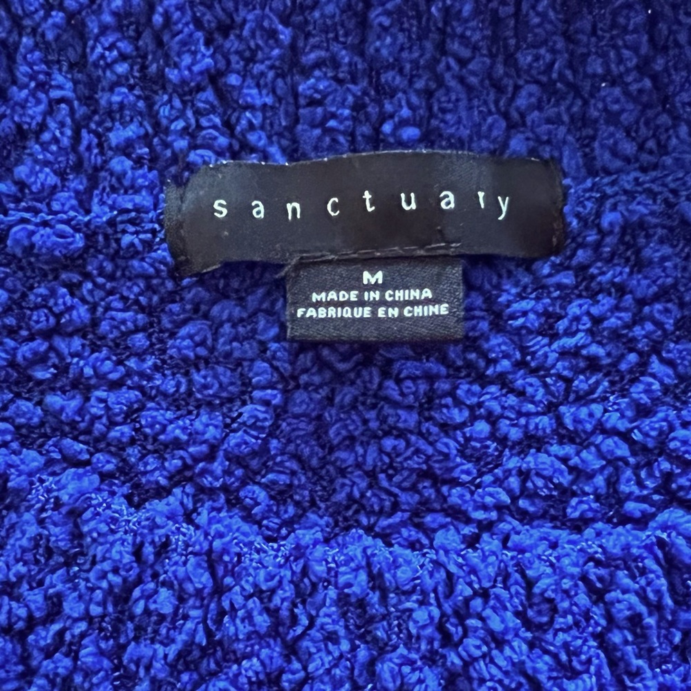 Sanctuary Medium , Blue long Sleeve Sweater - Picture 2 of 3